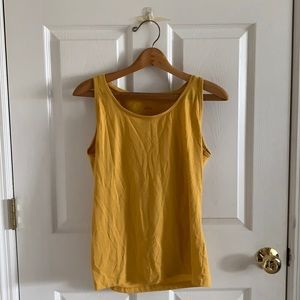 Boulevard Mustard Yellow Sleeveless Tank Top Size Large